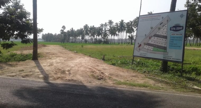 DTCP Approved Plots For Sale at Veeravasam to Marteru Lane (Penumantra Mandalam)