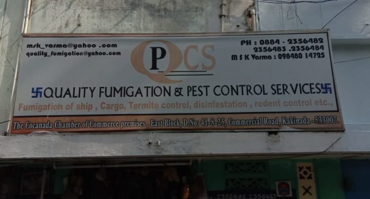 Quality Fumigation & Pest Control Services, Commercial Road, Kakinada