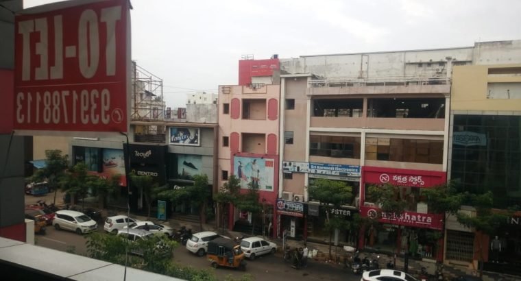 G +2 Commercial Building with 2nd Floor Space for Rent at Main Road, Kakinada