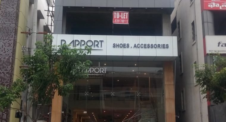 G +2 Commercial Building with 2nd Floor Space for Rent at Main Road, Kakinada