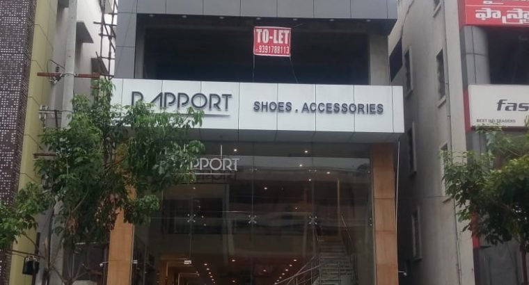 G +2 Commercial Building with 2nd Floor Space for Rent at Main Road, Kakinada