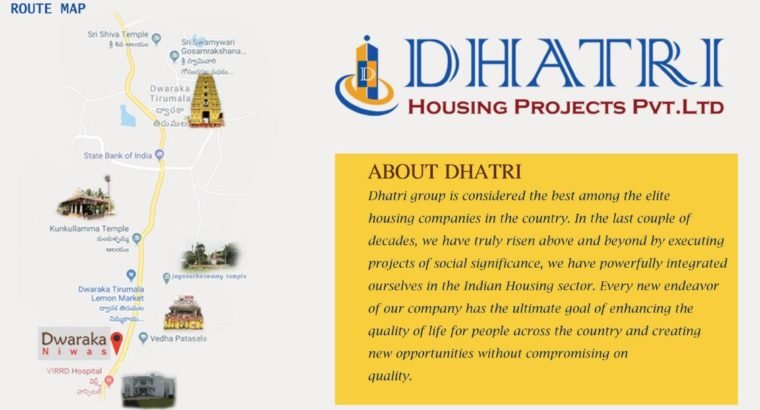 Dwarka Niwas Gated Community Near Dwaraka Tirumala – Independent Houses, 1BHK & 2BHK Apartments.