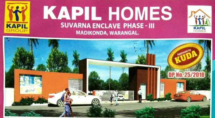Open Plots For Sale at Kapil Homes, Madikonda, Warangal
