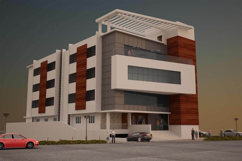G +3 Commercial Building For Rent at Eluru Road, Seetharamapuram