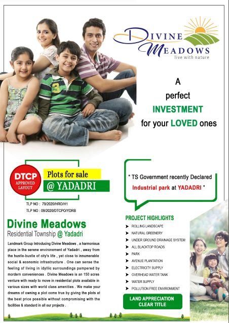 DTCP Residential Plots for Sale at Yadagarigutta, Yadadri