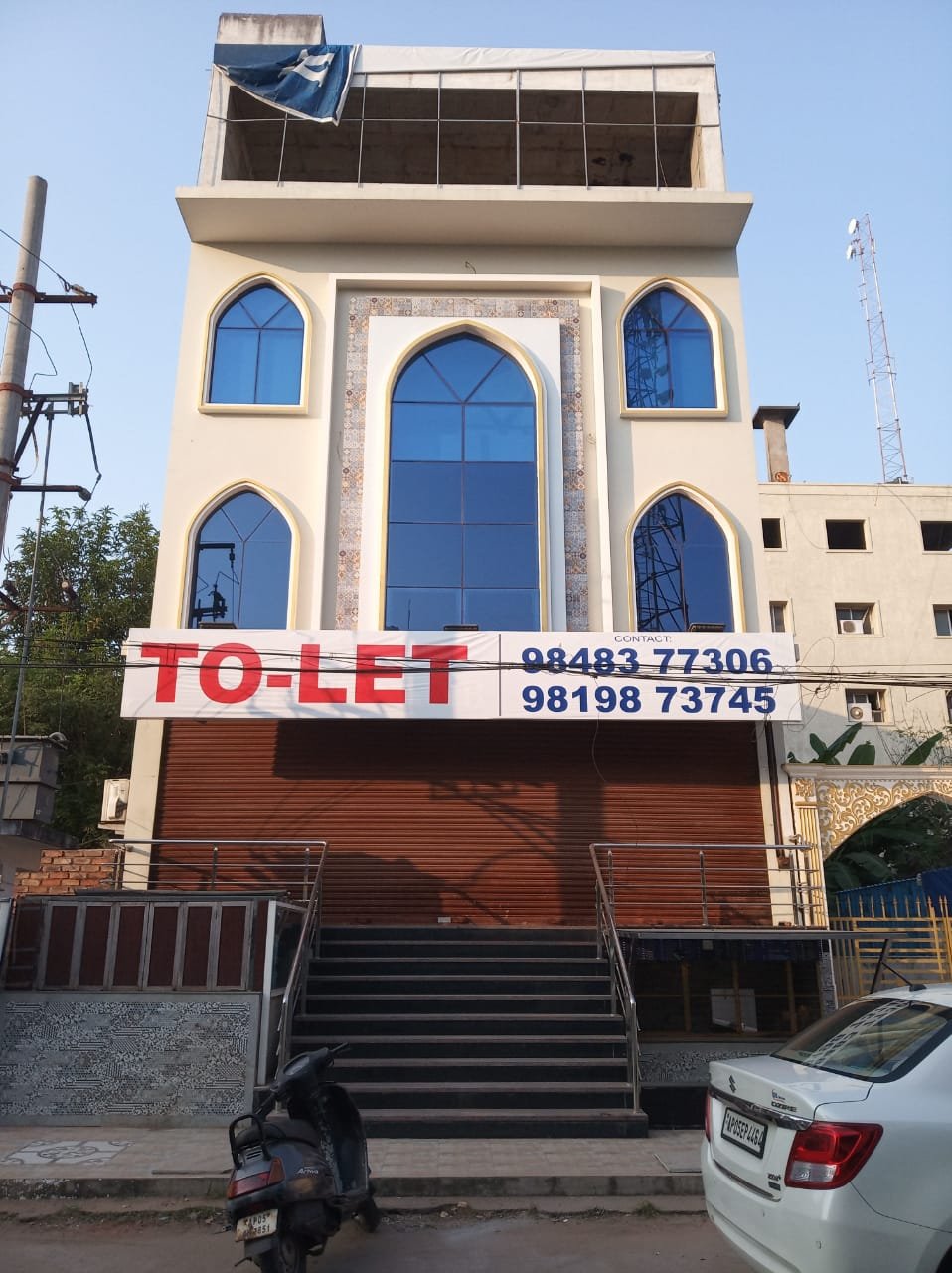 Cellar + G +2 Commercial Building For Lease / Rent at Suryaraopeta, Kakinada.