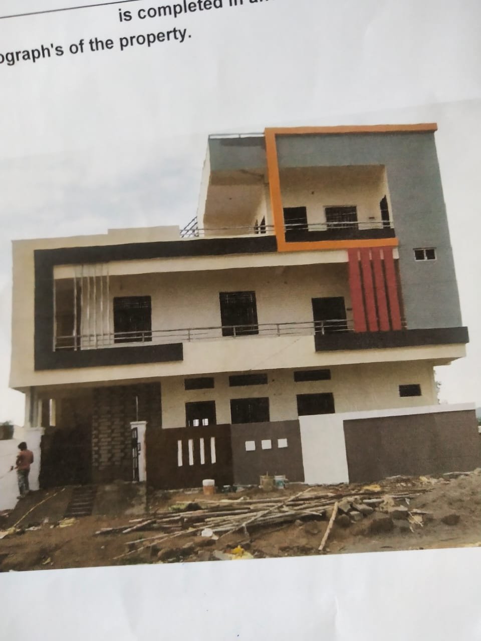 G +1 Plus Pent House Individual Building For Sale at Yenugonda Mahabubnagar.