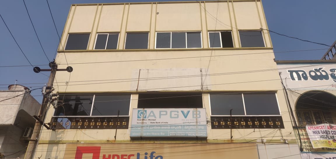 Ground Floor Commercial Building Space For Rent at New Colony, Srikakulam.