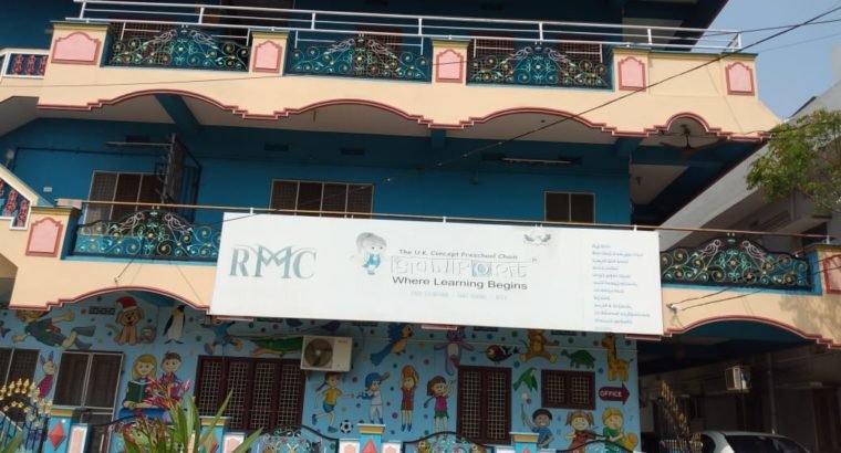 G +2 Commercial Building Space for Rent at Friends Colony, Srikakulam Town.