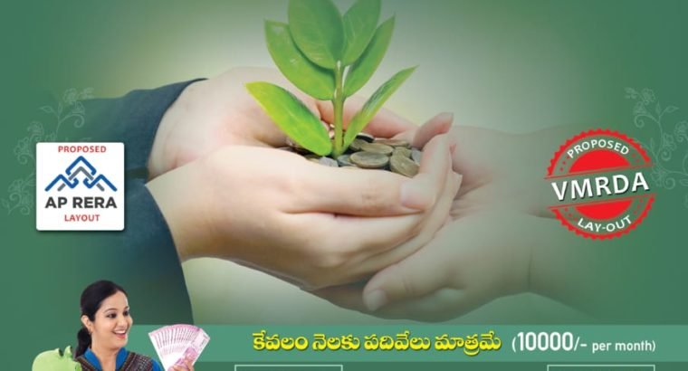 Farm Plots For Sale at Oxygen Valley, Near JNTU Engineering College, Vizianagaram.