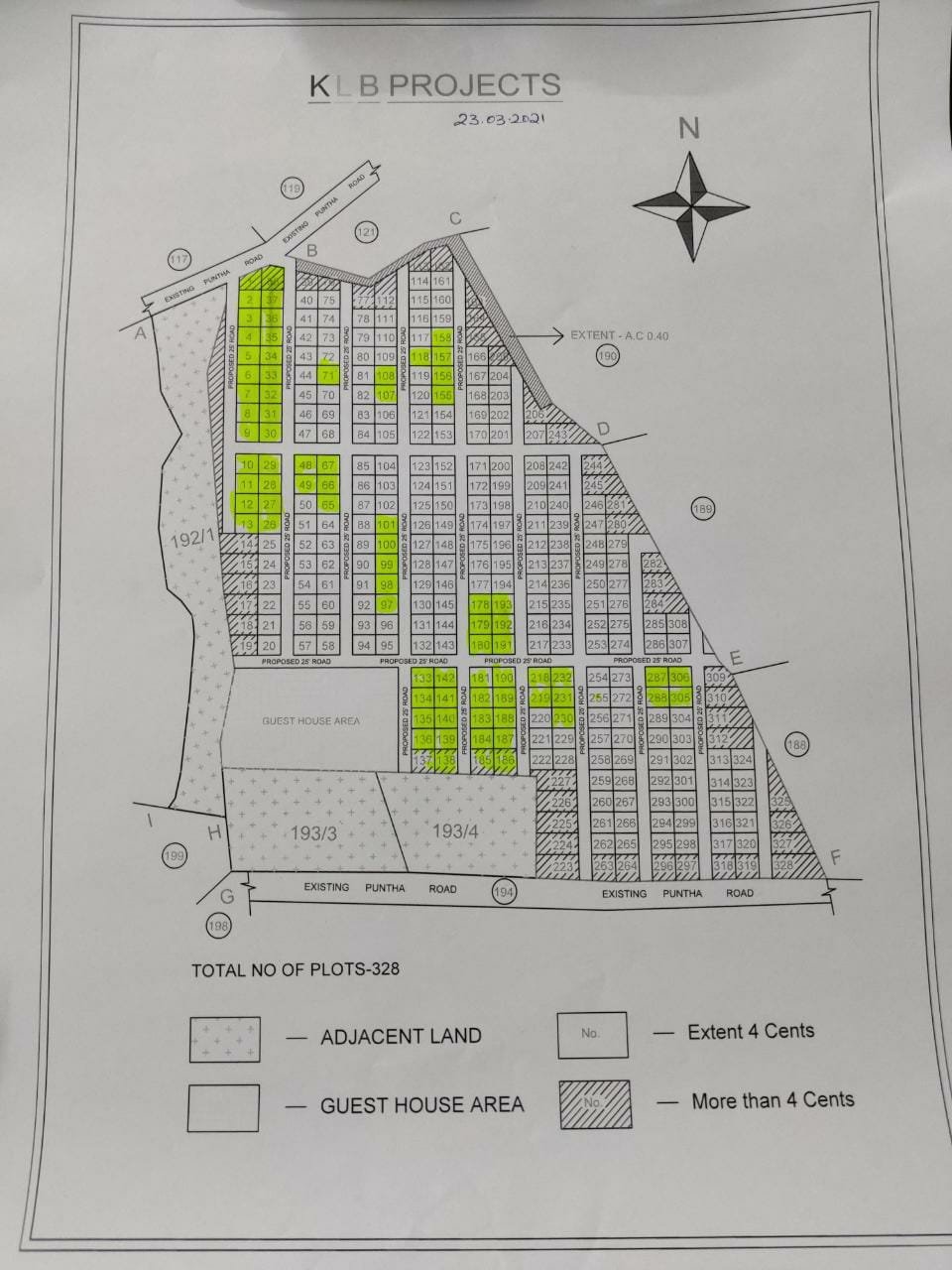 Residential Open Plots for Sale at Chendurthi Village.