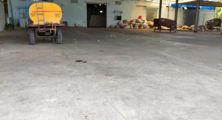 Commercial Go-Down For Lease / Rent at Karnoothala, Guntur to Prathipadu Road