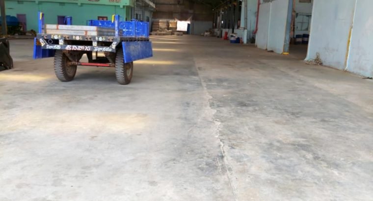 Commercial Go-Down For Lease / Rent at Karnoothala, Guntur to Prathipadu Road