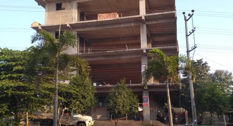 Stilt + G +3 Commercial Building For Rent Near Kims Road, Srikakulam