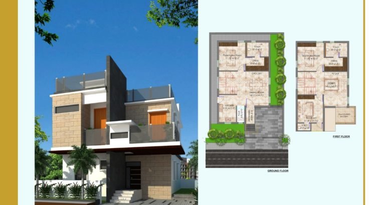 2BHK Independent Houses For Sale at Chollangi Near KAKINADA Smart City @ Yanam Road