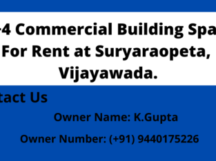 G + 4 Commercial Building Space For Rent at Suryaraopeta, Vijayawada.
